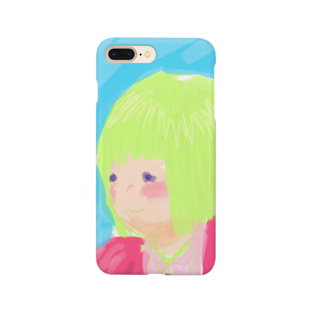 nakosukeの秘密の花園で遊ぶ女の子 Smartphone Case