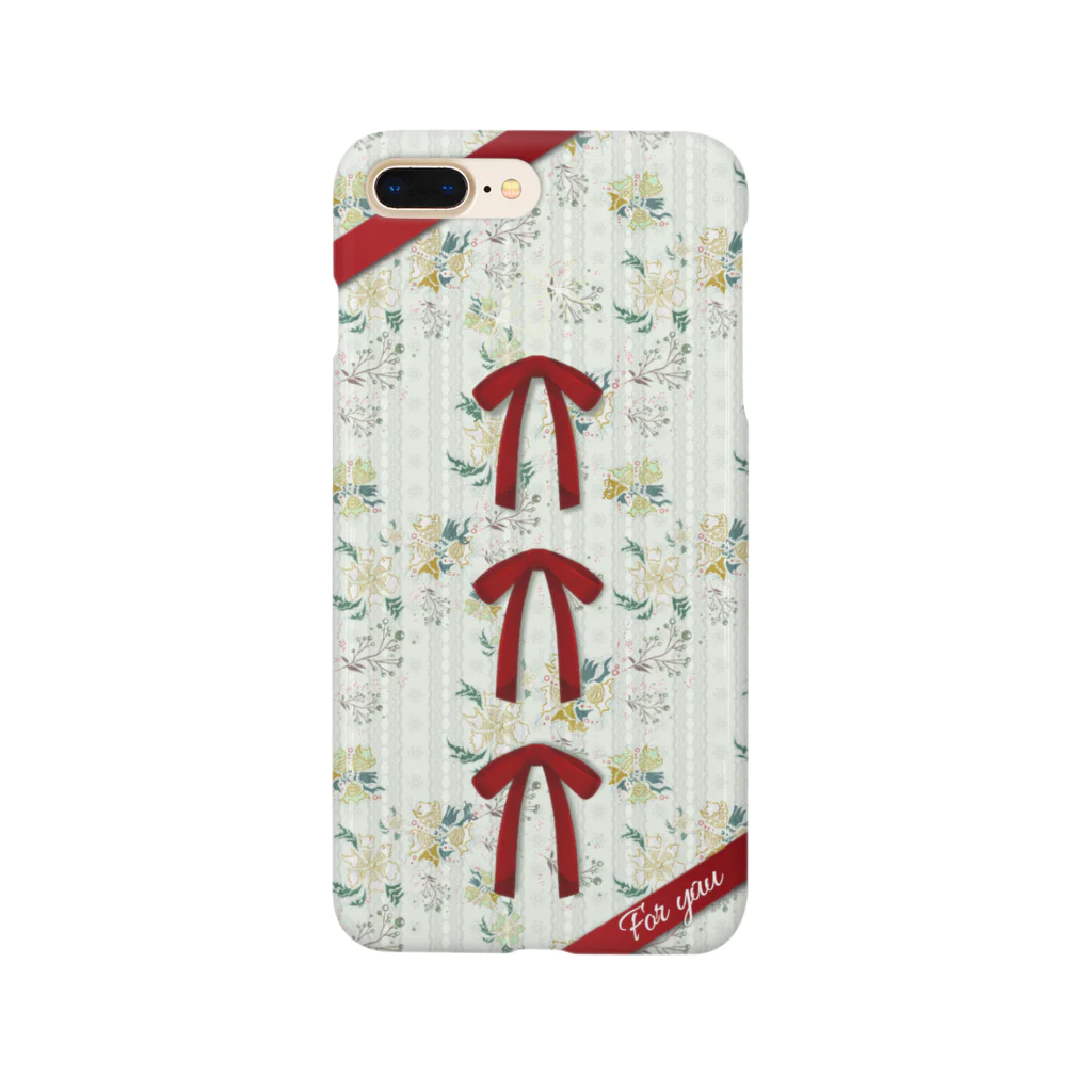 yuu_milky-shop0126のチャイナフラワー　レッド Smartphone Case