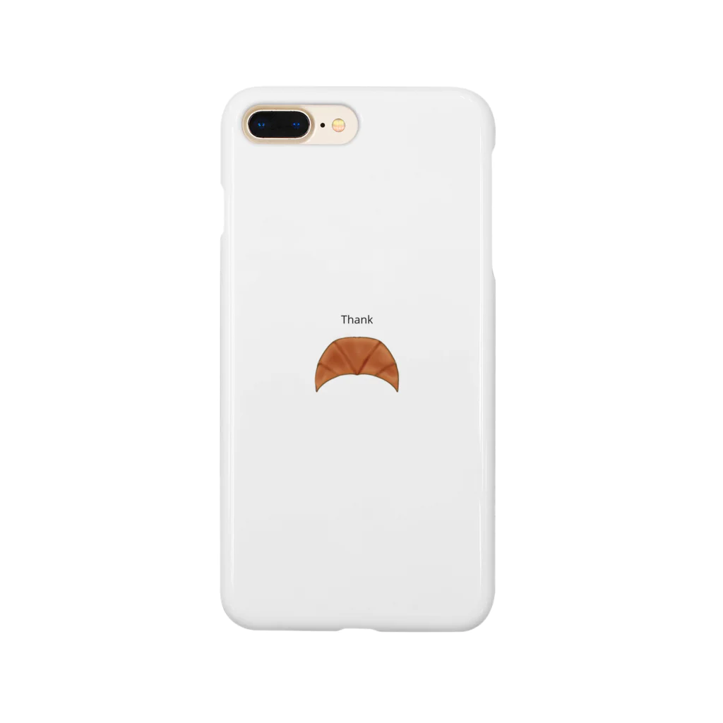 Kuki工房のありがとうクロワッサン Smartphone Case