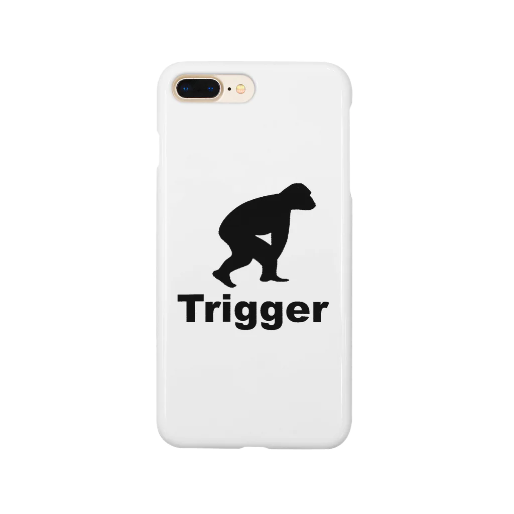 Triggerのジップパーカー Smartphone Case