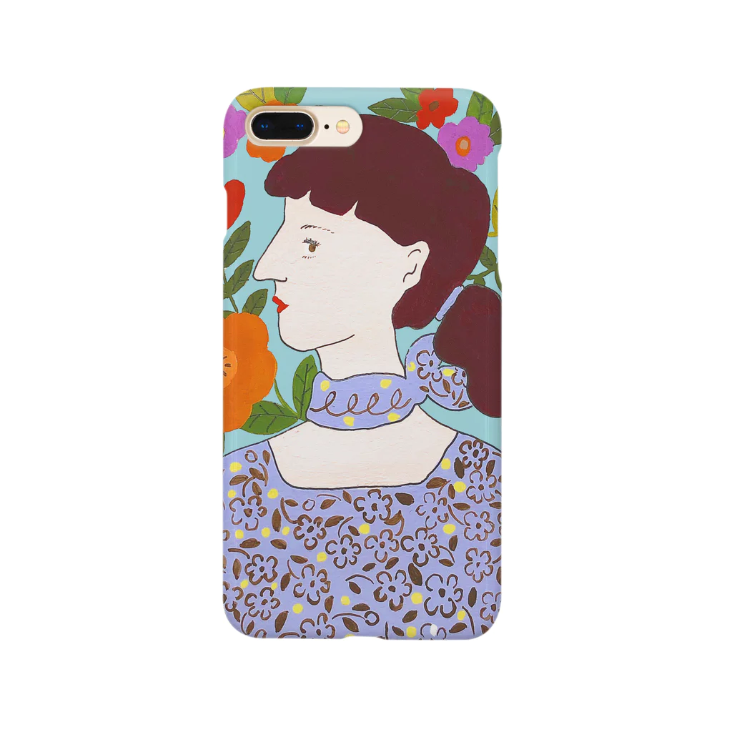 nozomimmの横顔にポニーテールをなびかせて Smartphone Case