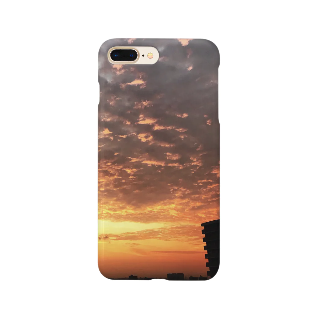 ANGOの空、サンライズ、サンセット、朝焼け、夕焼け Smartphone Case