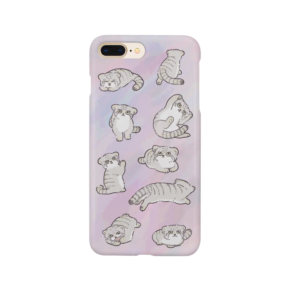 よしおのマヌルネコ(ゆめかわ水彩風) Smartphone Case