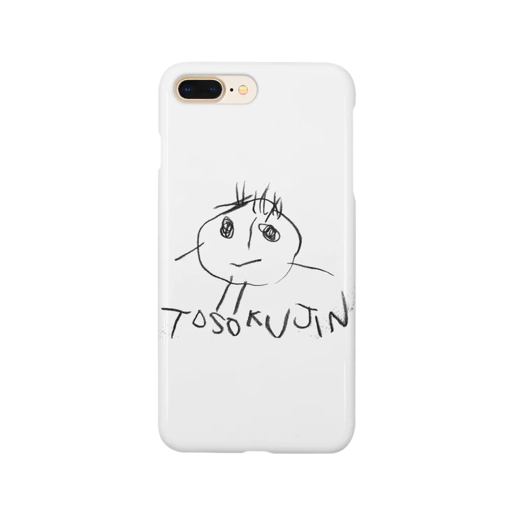 一十百（OneTenHundred）のTOSOKUJIN 頭足人シリーズ。 スマホケース