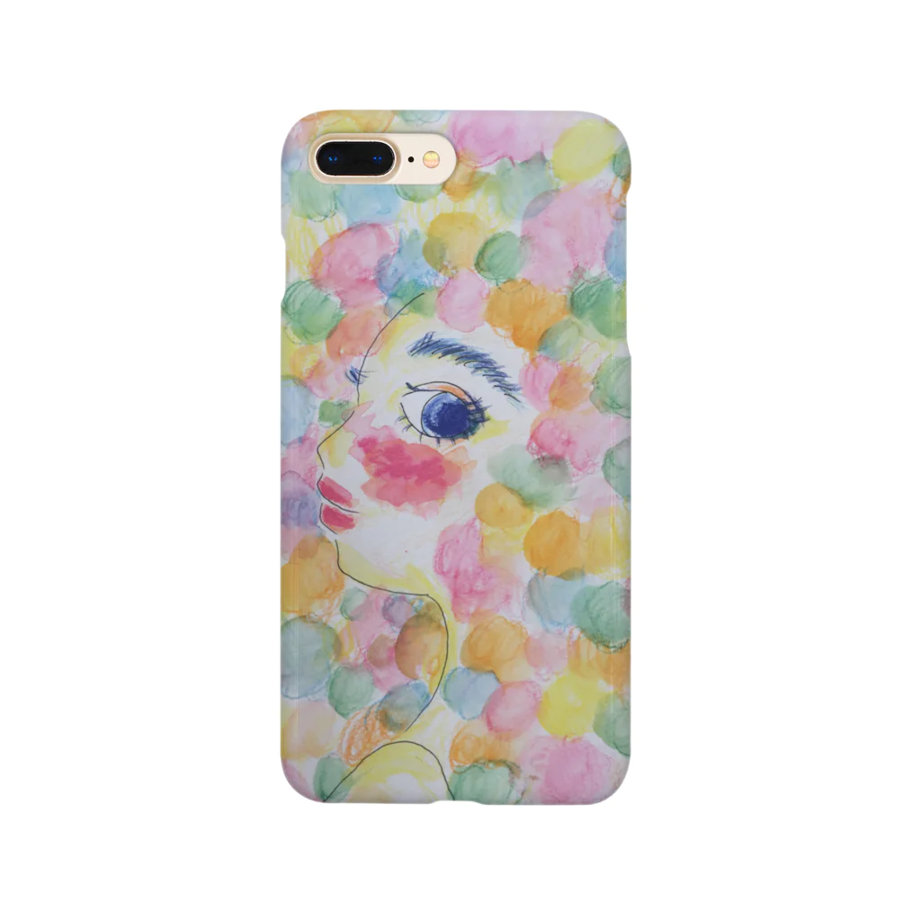 100kunのふわふわカラフル Smartphone Case