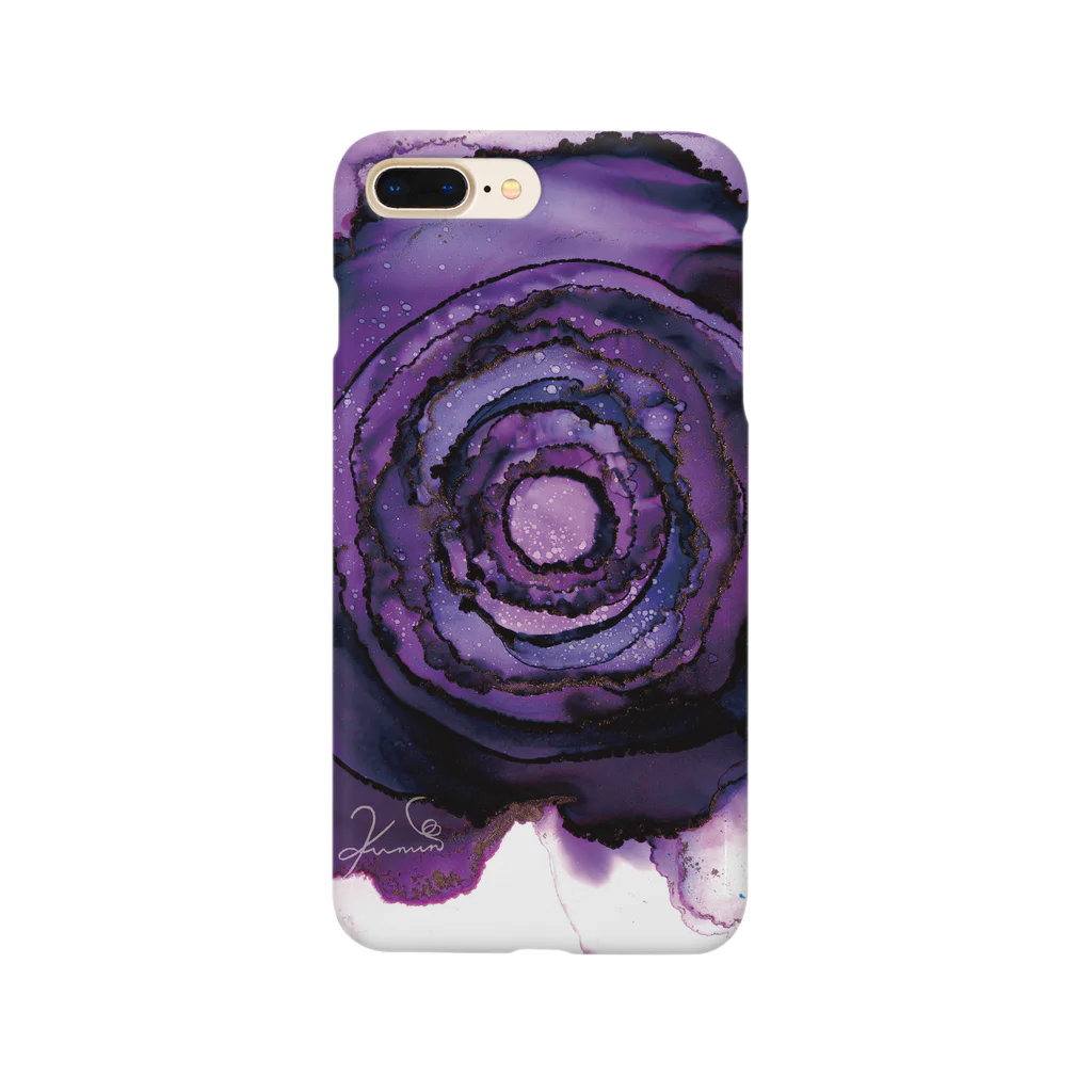妖精画家ku-minの紫の妖精-Vaily- A Smartphone Case