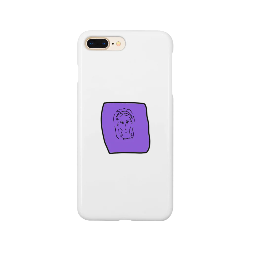 Nenessyのパープルガール Smartphone Case