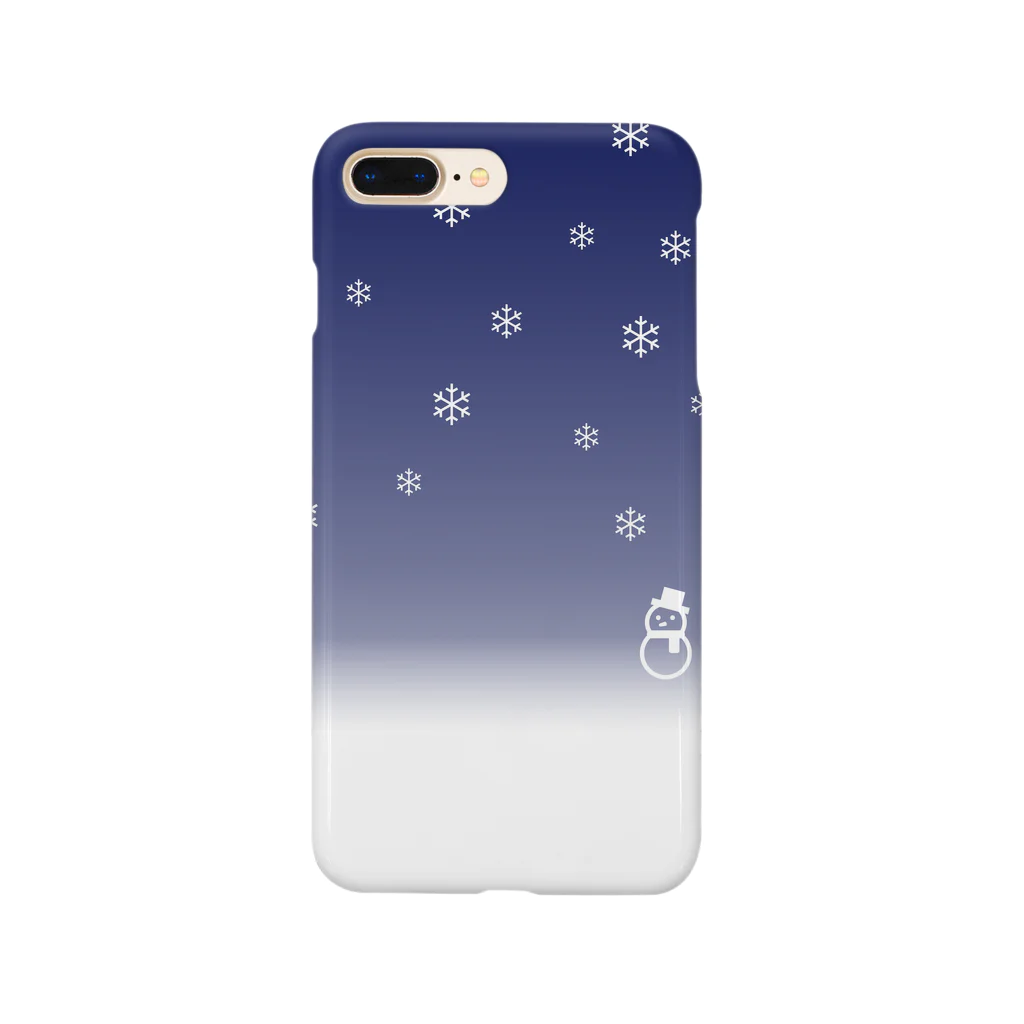 暑山グッズショップの雪景色 Smartphone Case