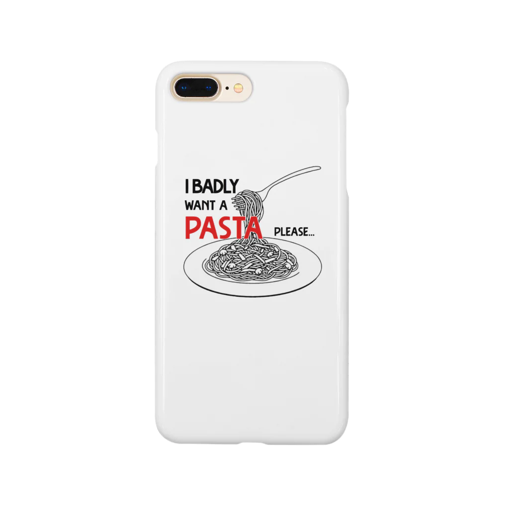 210works のパスタを食べる時の正装 Smartphone Case