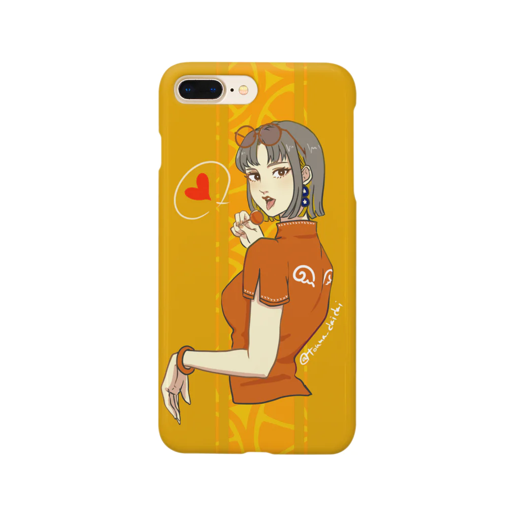 panda to kageのオレンジキャンディ Smartphone Case