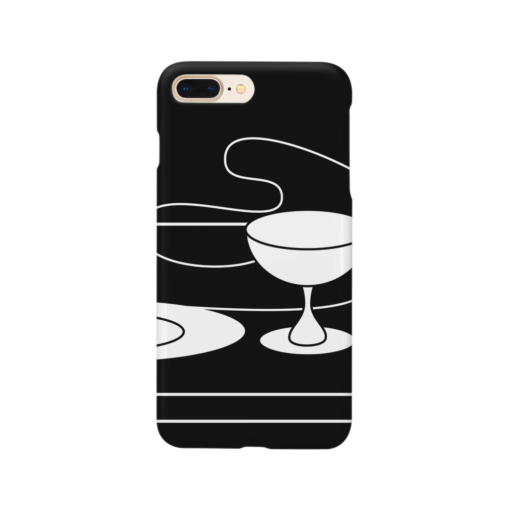 nagomiの黒とグラス Smartphone Case