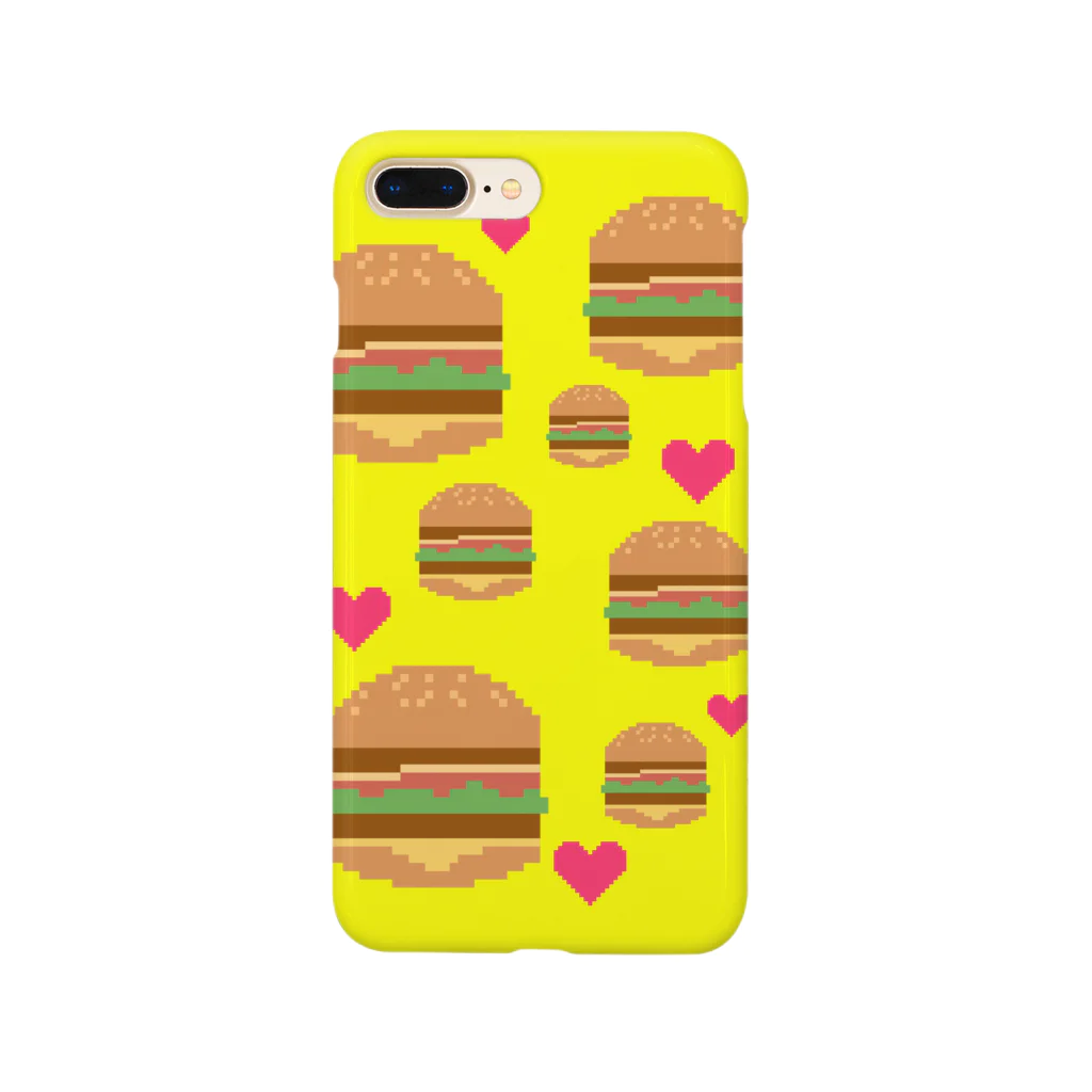 SHIHOのハンバーガー bit スマホケース Smartphone Case