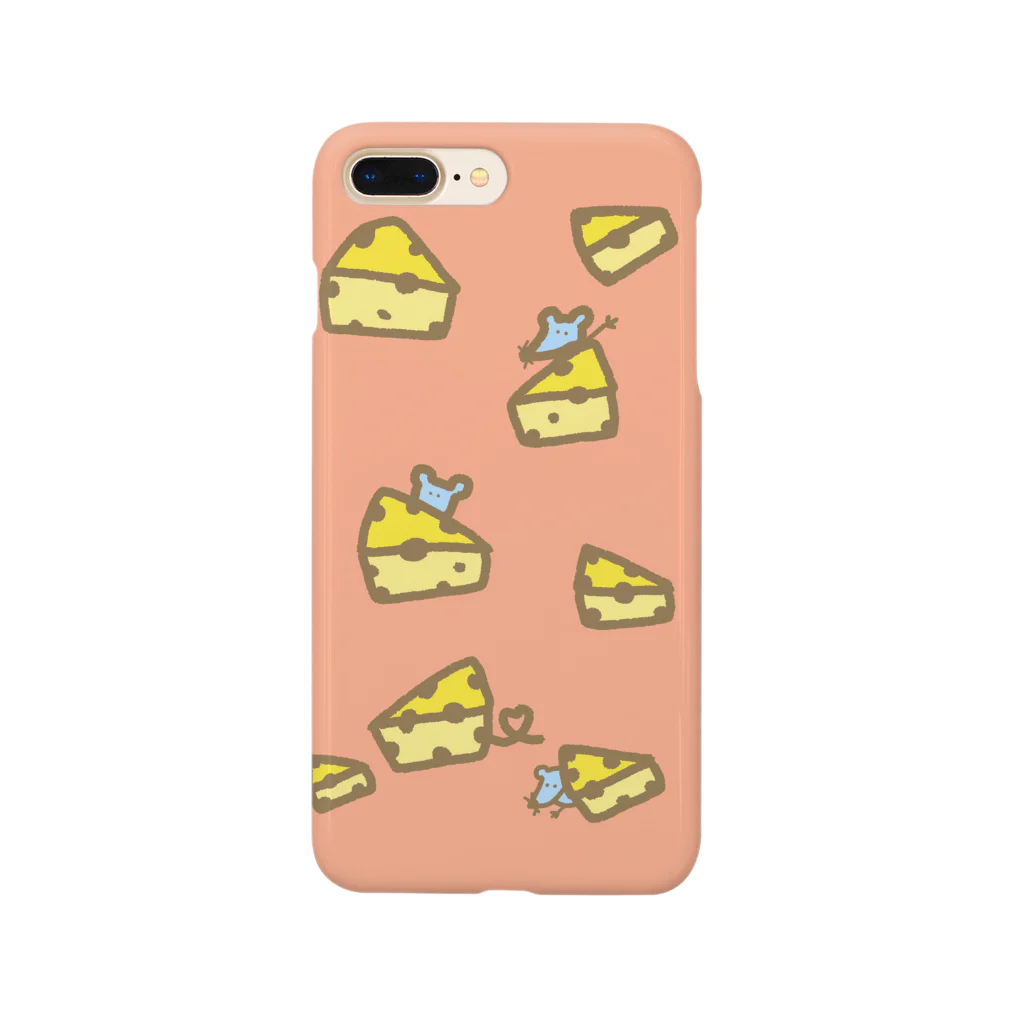 👓ぷんちん📷@LINEスタンプや絵文字販売中🐷のチーズダイスキちゅー太 Smartphone Case