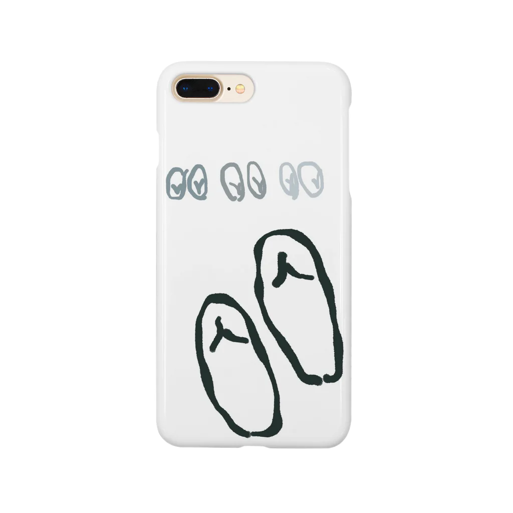 gari--baのミカンセイ モノクロ スリッパ Smartphone Case