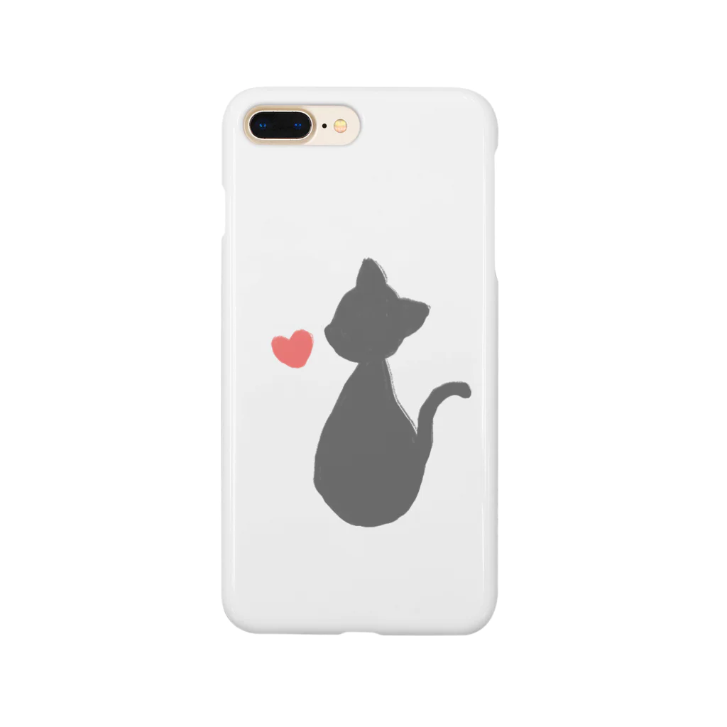 RENCATのネコとハート1 Smartphone Case
