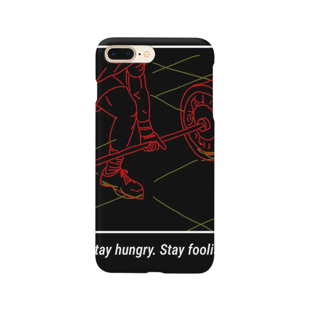 MayakaのStay hungry. Stay foolish.  スマホケース