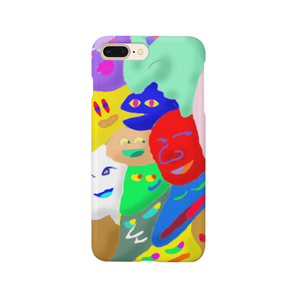 LIONの信仰的ショップのＦＡＣＥＳ Smartphone Case