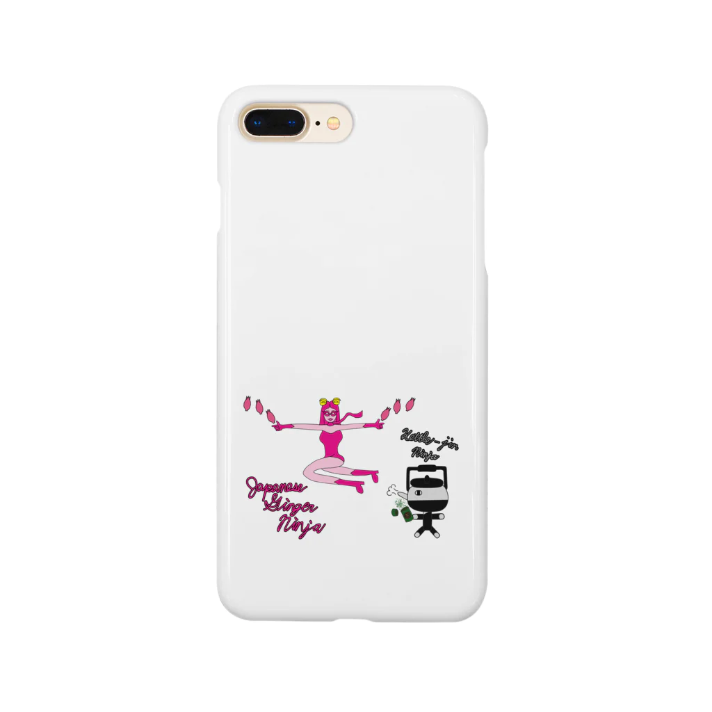 きひみハマめのジャパニーズ・ジンジャー忍者ＶＳケトル人忍者 Smartphone Case