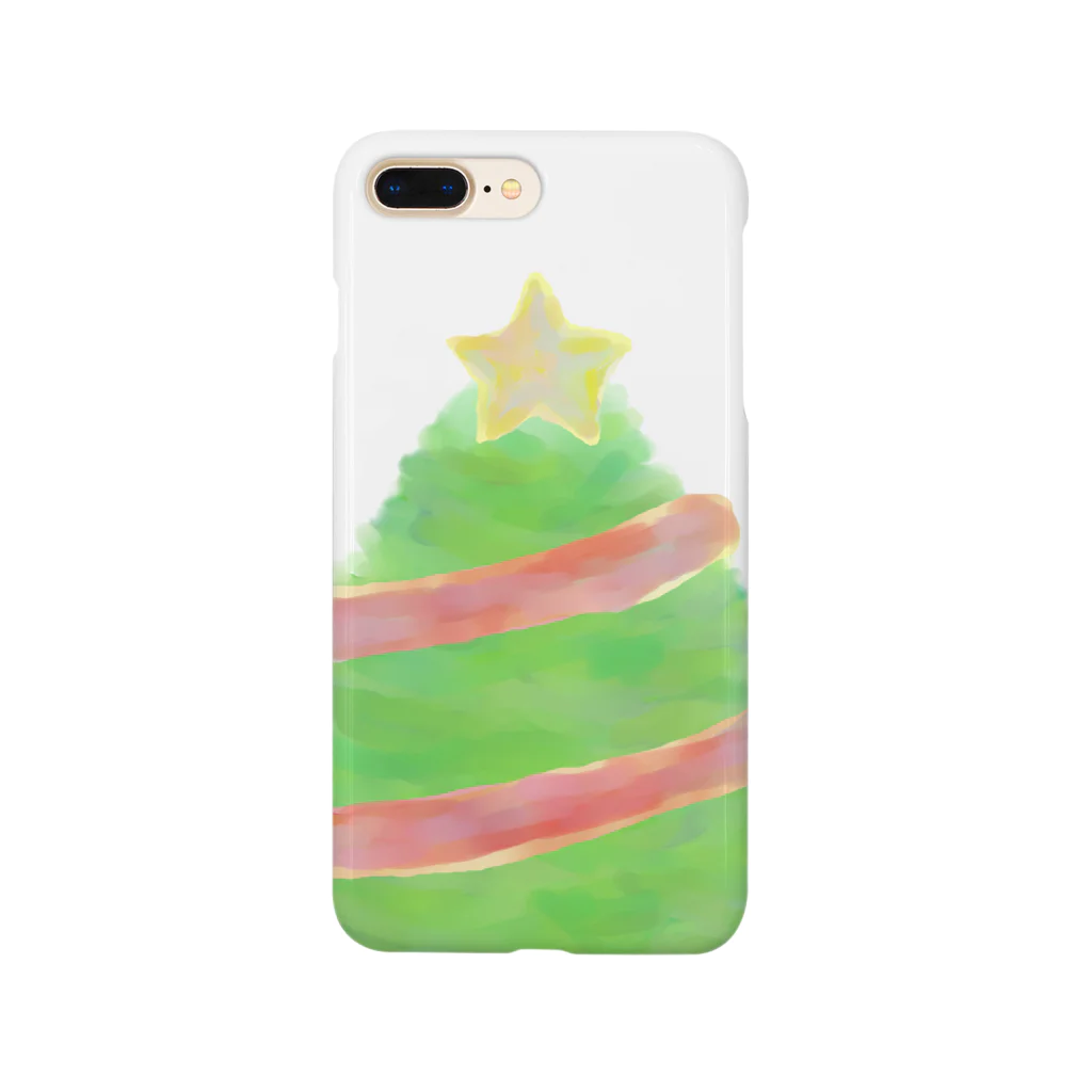 koa_hazama_arrowの飾り付け前のクリスマスツリー Smartphone Case