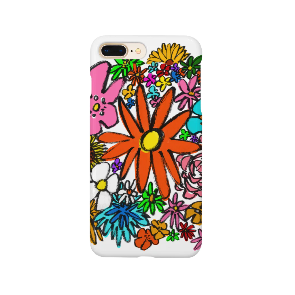 blackpepperのone flower one life Smartphone Case