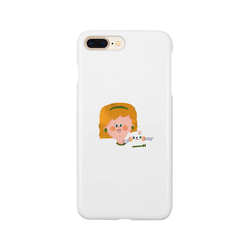 FUNKYPENTの猫と女の子 Smartphone Case