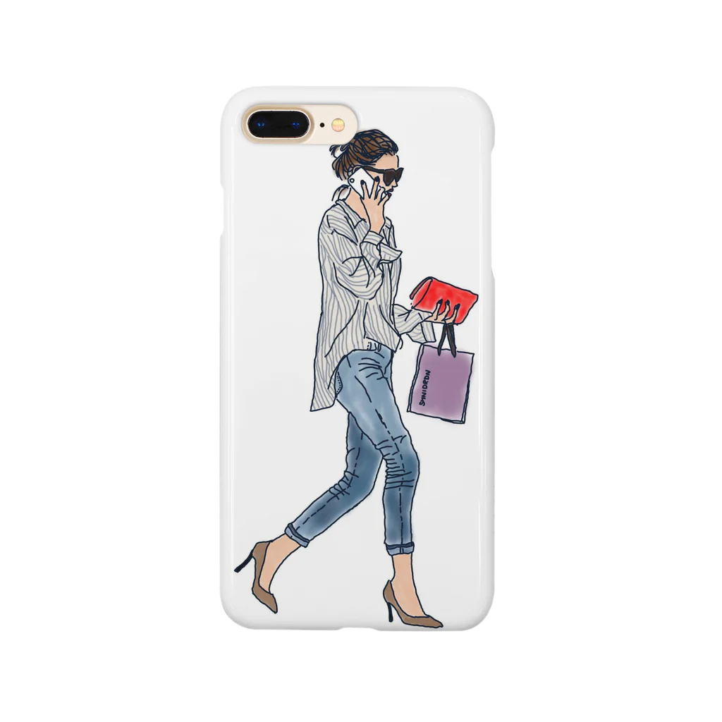 LOVE lovelyのLOVE ガール Smartphone Case