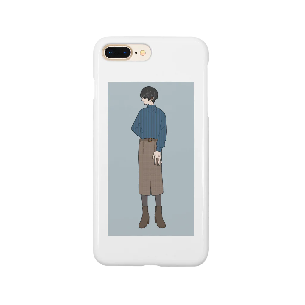 砂子sunakoの青色女の子 Smartphone Case