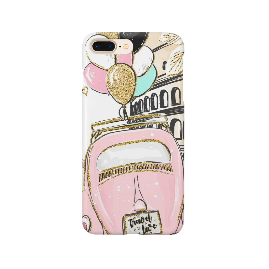 Fiore717のPINKのクルマ。 Smartphone Case