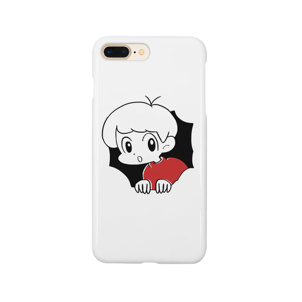 amam1126の穴から男の子 Smartphone Case