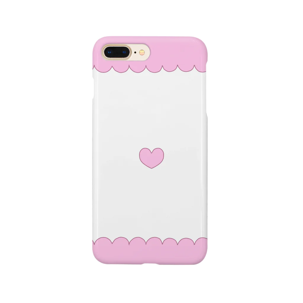 ♡ゆめちゃんのかわいいやさん♡のほわほわはーと(ぴんく) Smartphone Case