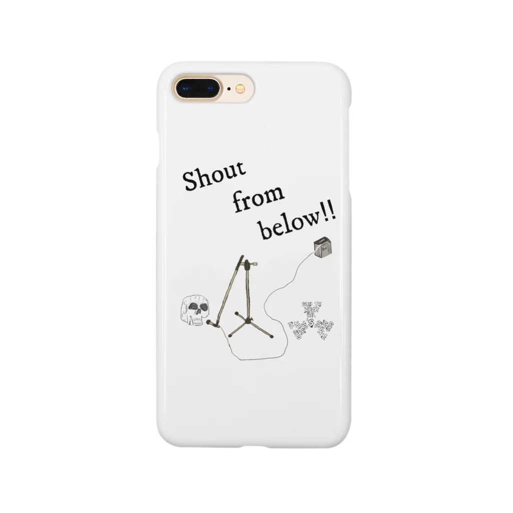 GOD TV MEAT OIL'S brand SUZURI内空中店舗のshout from bellow！ Smartphone Case