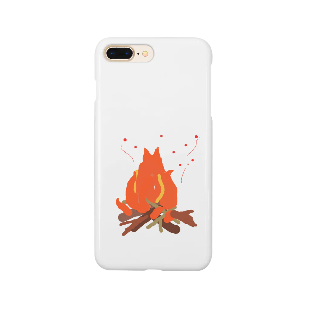 ラッキーyouの焚き火 Smartphone Case