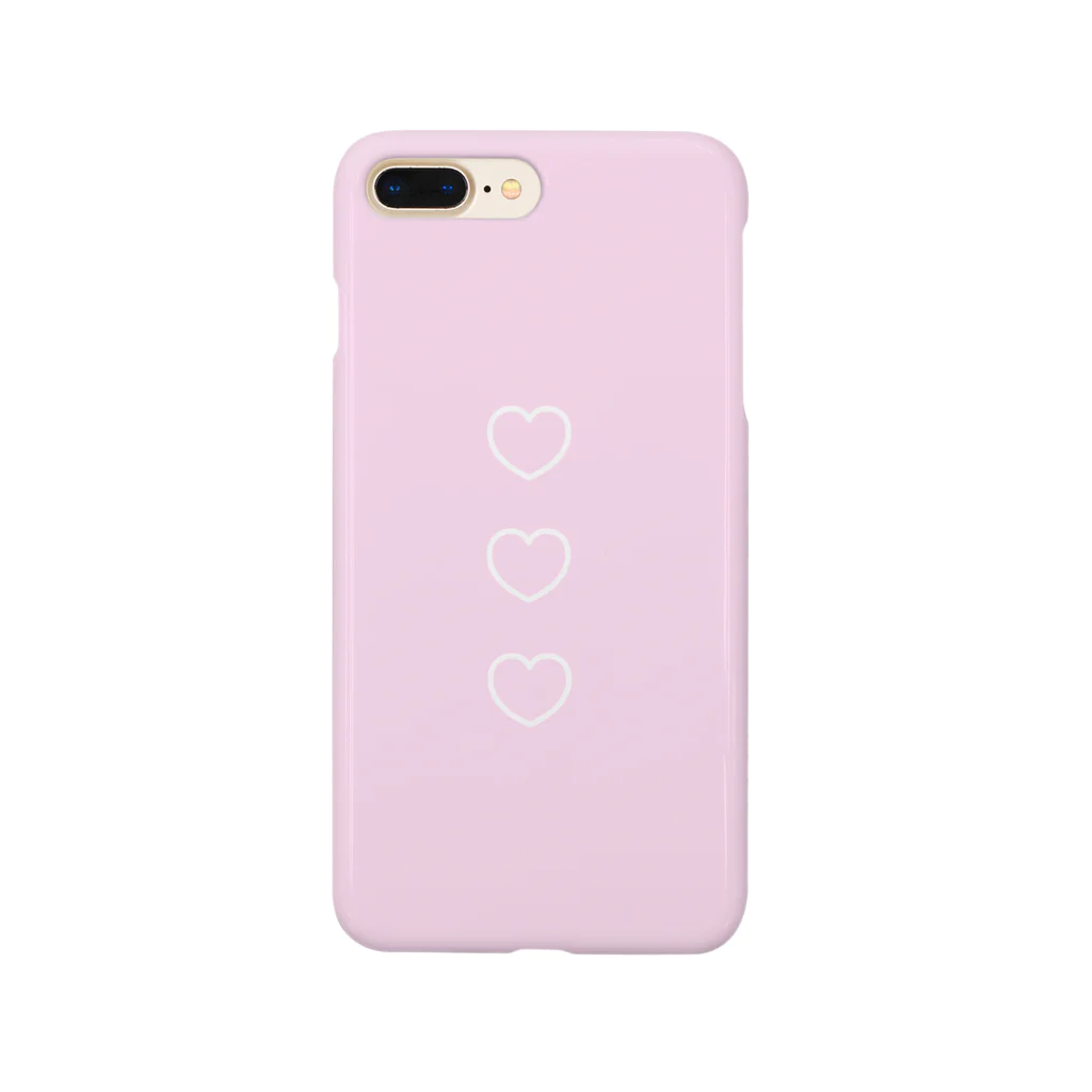 ♡ゆめちゃんのかわいいやさん♡のLove³♡シンプルハート Smartphone Case