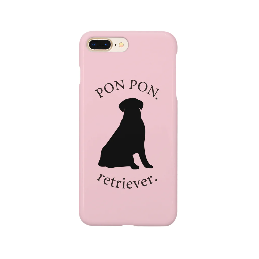 コロ。COLOM.犬いぬdogリボングッズ.のレトリバー！PONPON.犬グッズ！いぬゴールデン.ラブラドール Smartphone Case