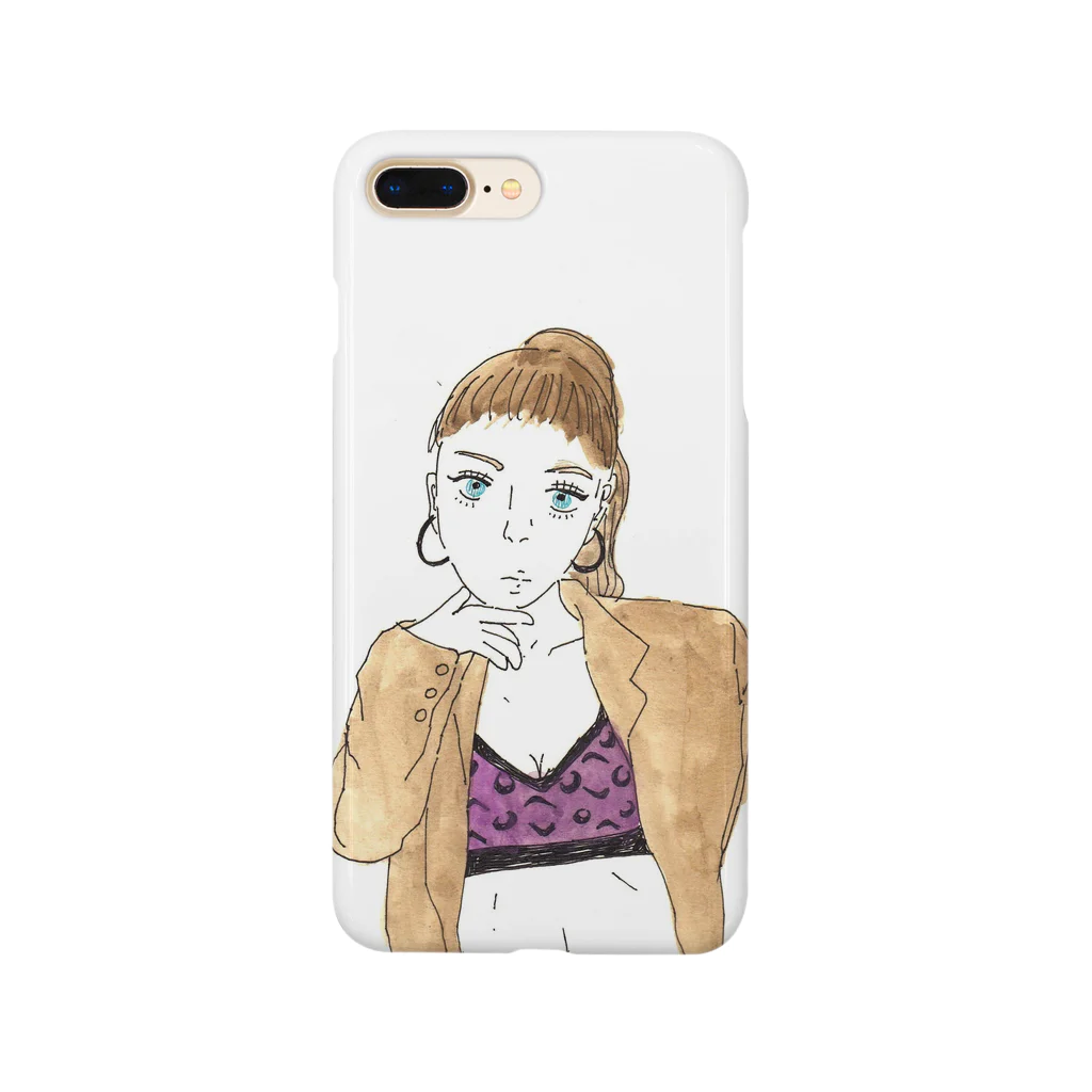 Yummy Olympia houseのiPhone girls Smartphone Case