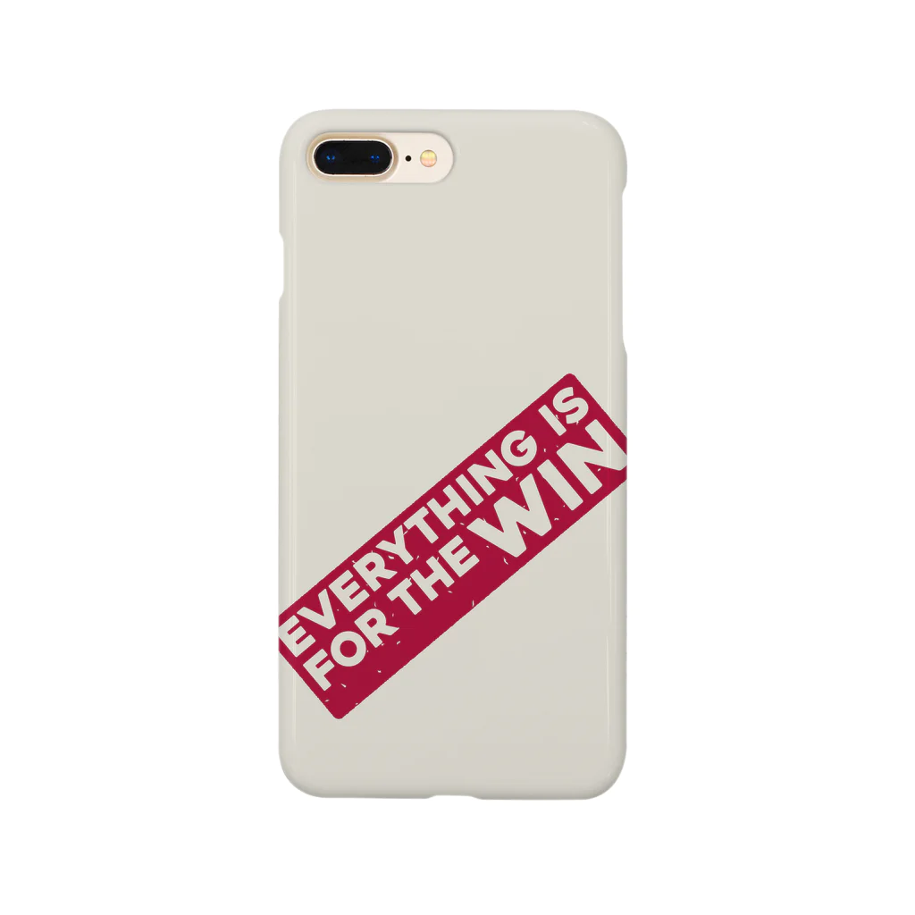 FootgraphのEverything is for the WIN(RED) スマホケース