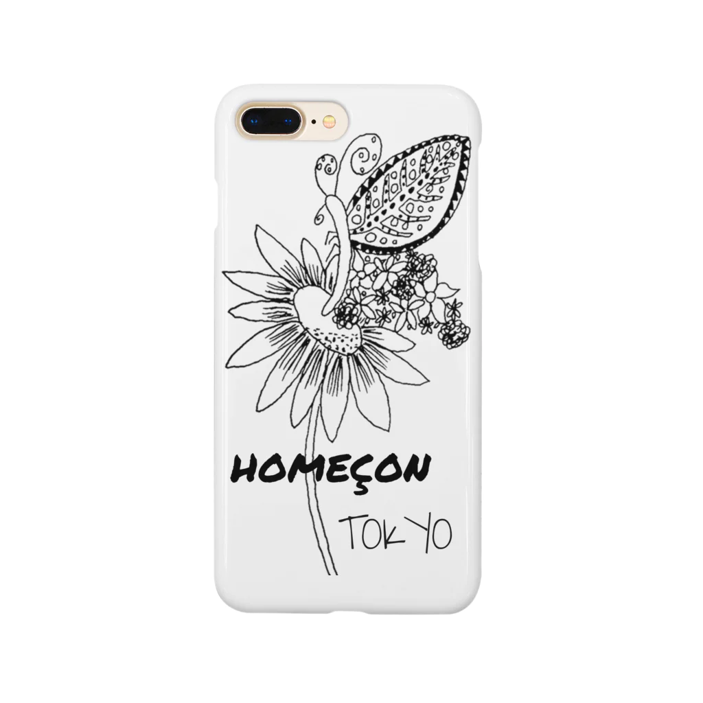 4oxiのhomeçon flower Smartphone Case