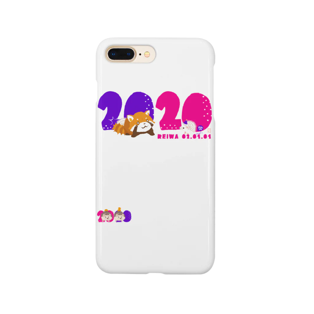 LittleLoroの令和 子年 干支 2020 ハリネズミ年 Smartphone Case