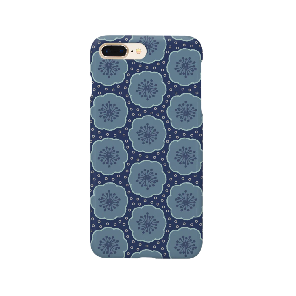 d*ropsのblue flower Smartphone Case