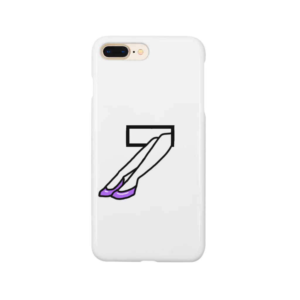 に？ののぞくあし Smartphone Case