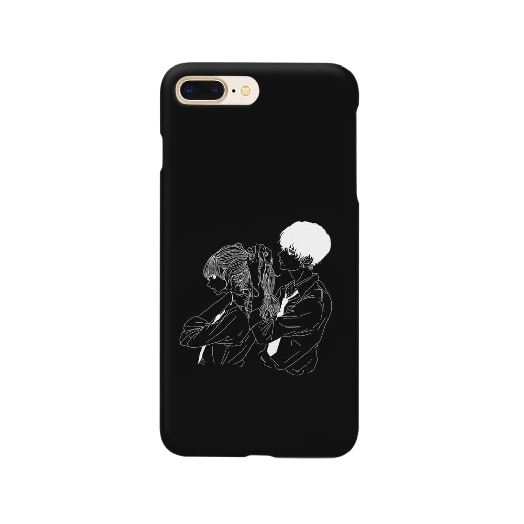 カップルスマホケース 黒 ダンナツ Dan Natu のスマホケース Iphoneケース 通販 Suzuri スズリ