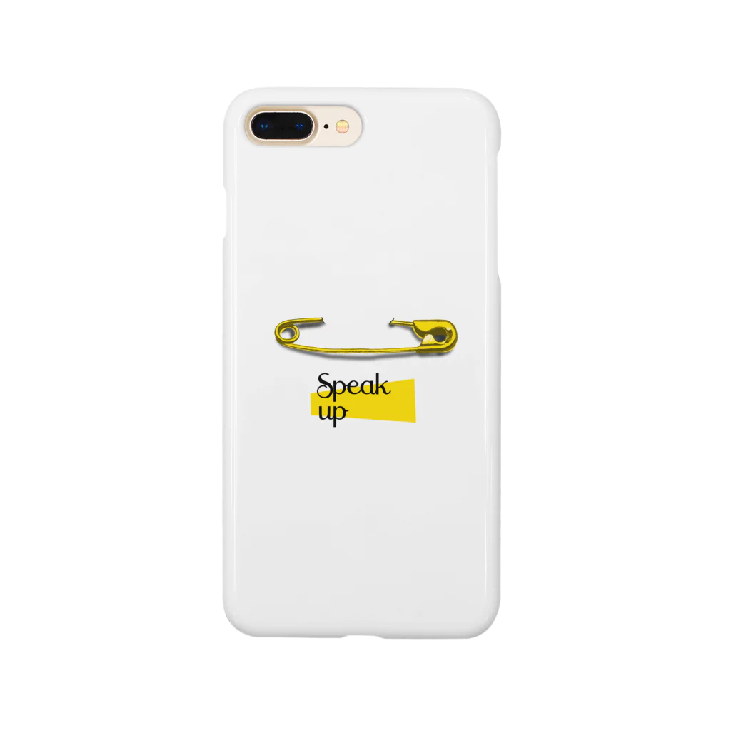 Speak upのイエローピンA Smartphone Case