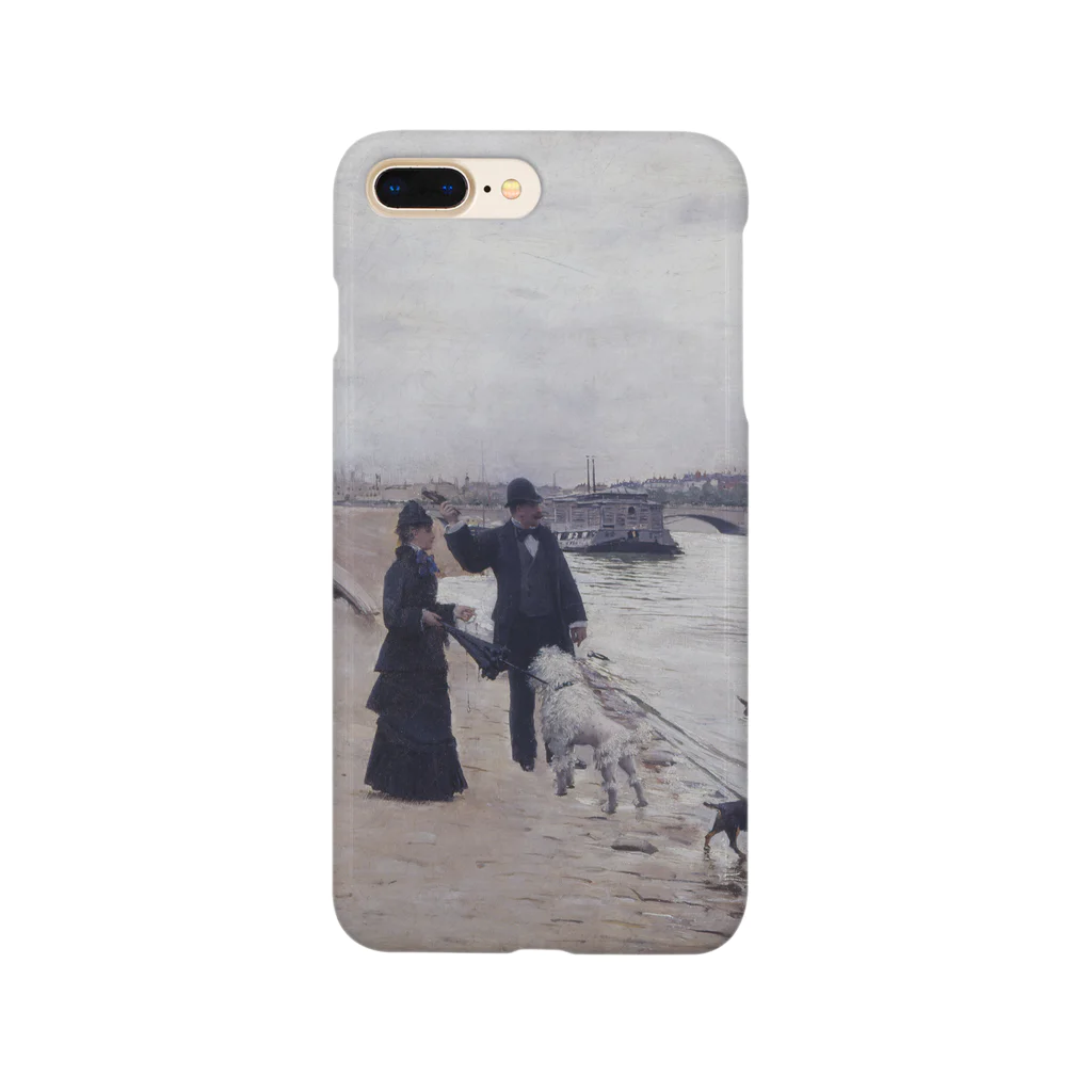 釜萢堂《かまやちどう》美術販売の「Les berges de la Seine」 Béraud, Jean／Paris Musées Smartphone Case