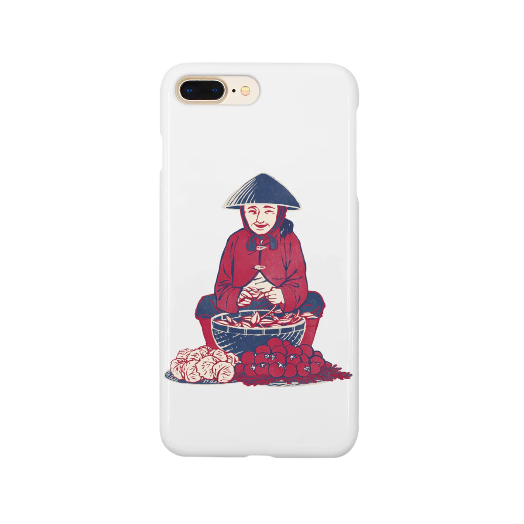 IZANAMI by Akane Yabushitaの【ベトナムの人々】マーケットの女性 Smartphone Case