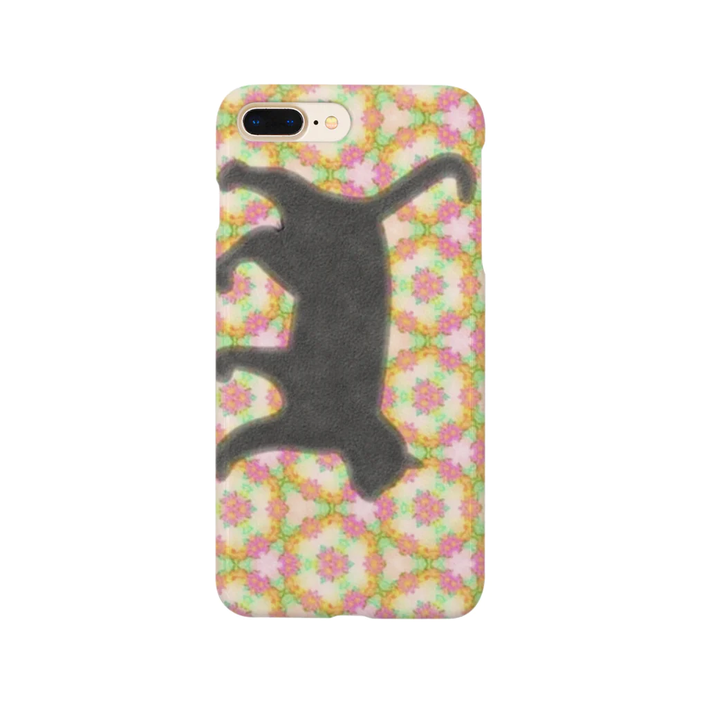 HASHINOHIROMIのChat noir marche Smartphone Case