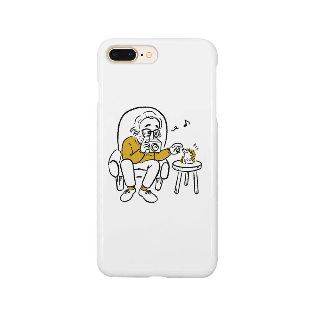 senna009のOldman is shooting Smartphone Case