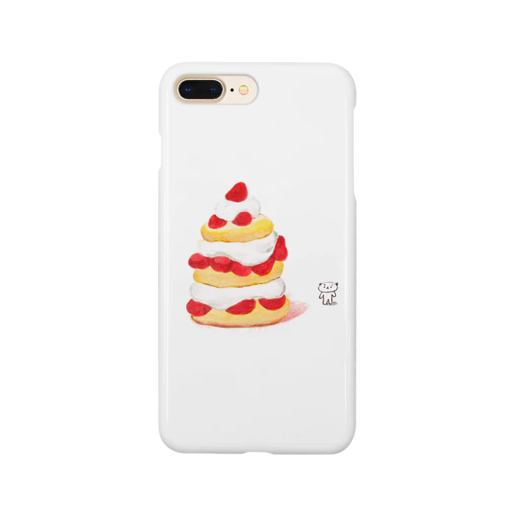 六百田商店°（ろっぴゃくだしょうてん）のアメリカンショートケーキと犬くん Smartphone Case