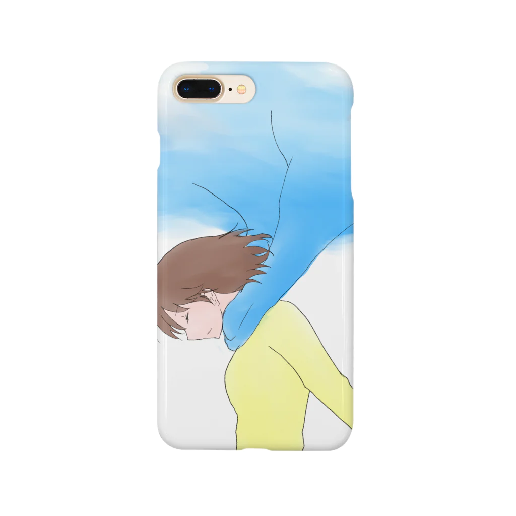 ざっか屋 日彩(ひいろ)の青空のスカーフ Smartphone Case