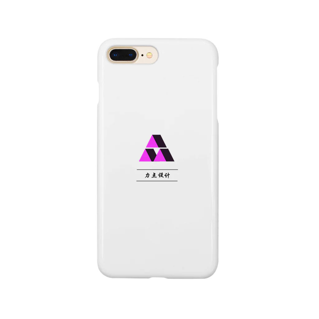 力点设计の002_三角柱 Smartphone Case