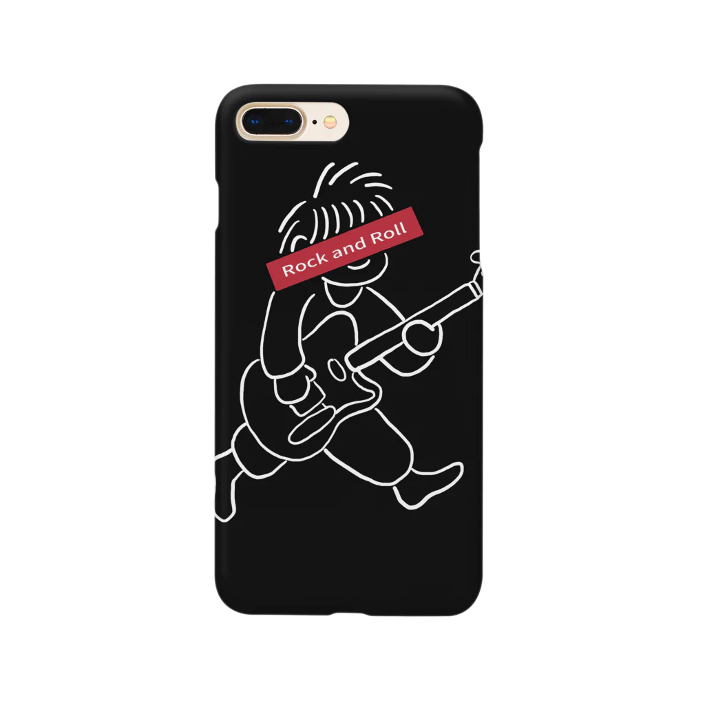 踊るこどもたちのロックンロール　黒 Smartphone Case